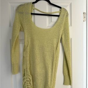 princess polly knit green beach cover up dress
